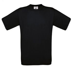 B&C CG189 - T-Shirt Criança Exact 190 Kids Preto