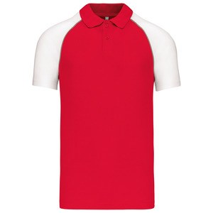 Kariban K226 - POLO BASEBALL > POLO DE HOMEM BICOLOR