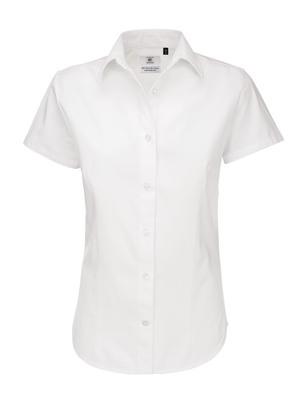 B&C B713F - Camisa Mulher M.Curta Sarja SWT84