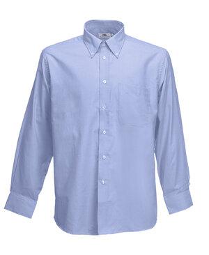 Fruit of the Loom SS114 - Camisa Homem Oxford Manga Comprida