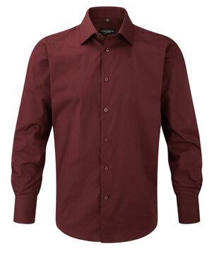 Russell Collection R-946M-0 - Camisa Homem R946M Popeline Ajustada M.C