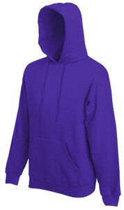 Fruit of the Loom 62-208-0 - Sweatshirt Com Capuz Purple