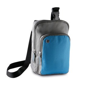 Kimood KI0301 - BOLSA A TIRACOLO Slate Grey / Aqua Blue