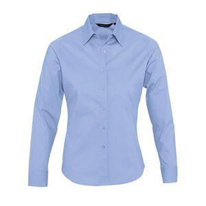 SOLS 17015 - Eden Camisa <Em>Stretch</Em> De Manga Comprida Para Senhora