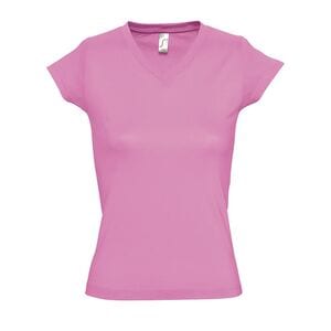 SOLS 11388 - MOON T Shirt Com Gola Em «V» Para Senhora