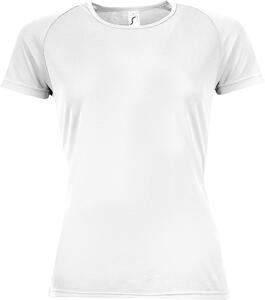 SOL'S 01159 - SPORTY WOMEN T  Shirt Com Manga Raglã Para Senhora Branco