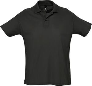 SOL'S 11342 - SUMMER II Polo Para Homem Preto