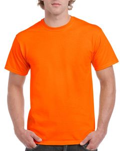 Gildan GN200 - Camiseta masculina 100% algodão Ultra-T Segurança Orange