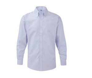 Russell Collection JZ932 - Camisa masculina Oxford