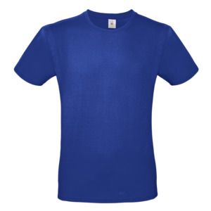 B&C BC01T - Camiseta masculina 100% algodão Cobalto Azul