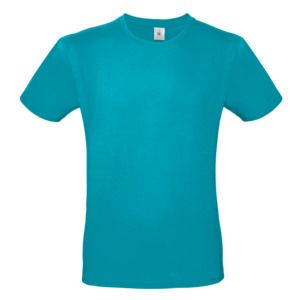 B&C BC01T - Camiseta masculina 100% algodão Real Turquoise