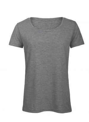 B&C BC056 - Camiseta Feminina Tri-Blend