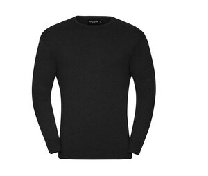 Russell JZ717 - Pullover de malha do pescoço da tripulação masculina