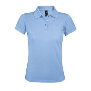 SOL'S 00573 - PRIME WOMEN Polo Em Polialgodão Para Senhora Azul céu