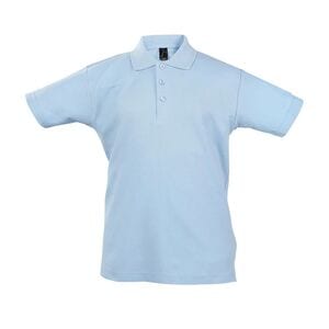 SOL'S 11344 - SUMMER II KIDS Polo Para Criança Azul céu