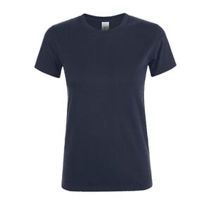 SOL'S 01825 - REGENT WOMEN T Shirt De Gola Redonda Para Senhora Azul profundo
