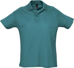 SOL'S 11342 - SUMMER II Polo Para Homem Azul pato