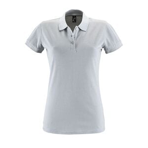 SOL'S 11347 - PERFECT WOMEN Polo Para Senhora Cinza Puro