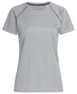 Stedman STE8130 - T-shirt ativa da equipe Raglan Round Round Neck