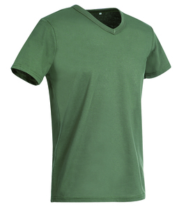 Stedman STE9010 - Camiseta em V para homens Stedman-Ben Militar Verde