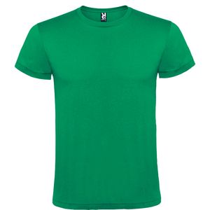 Roly CA6424 - ATOMIC 150 T-shirt com decote redondo duplo Verde dos prados