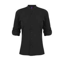 Henbury HY593 - Camisa social com colarinho mulher