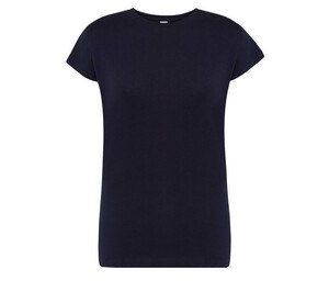 JHK JK150 - Camiseta básica mulher pescoço redondo Azul marinho