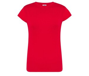 JHK JK150 - Camiseta básica mulher pescoço redondo Vermelho