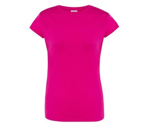 JHK JK150 - Camiseta básica mulher pescoço redondo Fúcsia
