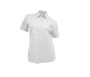 JHK JK606 - Camisa social mulher de manga curta Oxford 