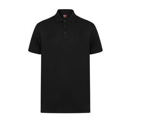 Finden & Hales LV381 - Polo com detalhes em contraste Black/ Gunmetal Grey