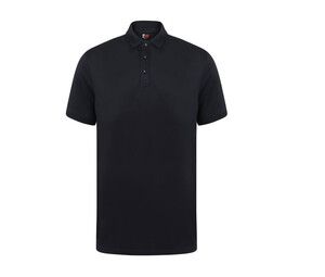 Finden & Hales LV381 - Polo com detalhes em contraste Branco / Marinho