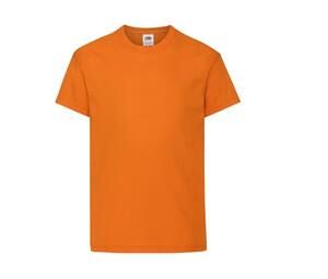 Fruit of the Loom SC1019 - T-Shirt de mangas compridas infantil Laranja