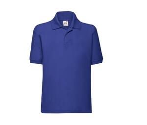 Fruit of the Loom SC3417 - Camisa polo de mangas compridas infantis Real