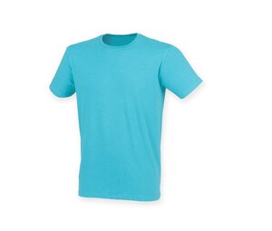 Skinnifit SF121 - Camiseta de algodão alongada masculina