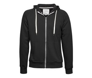 Tee Jays TJ5402 - Hoodie Urbano de fecho para homem Black