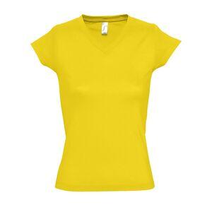 SOLS 11388 - MOON T Shirt Com Gola Em «V» Para Senhora