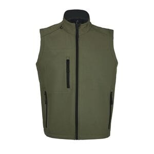 SOL'S 46601 - RALLYE MEN <Em>Softshell</Em> Sem Mangas Para Homem Exército