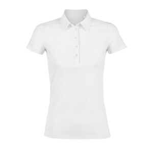 NEOBLU 03191 - Oscar Women Polo Em Jersey Mercerizado Para Senhora Blanc optique