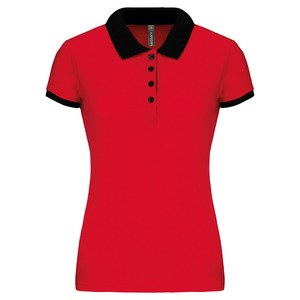 Kariban K259 - Polo de senhora piqué bicolor