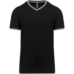 Kariban K374 - T-shirt de homem em malha piqué com decote V