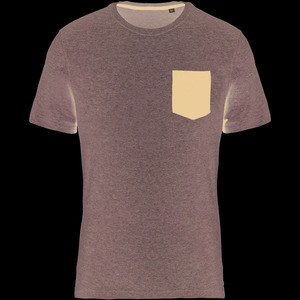 Kariban K375 - T-shirt em algodão biológico com bolso