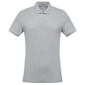 Kariban K254 - Polo piqué de homem de manga curta Snow Grey