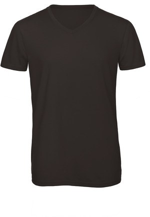 B&C CGTM057 - T-shirt Triblend de homem com decote em V