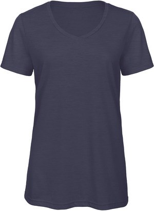 B&C CGTW058 - T-shirt Triblend de senhora com decote em V