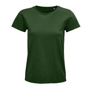 SOLS 03579 - Pioneer Women T Shirt Cintada Para Senhora Em Jersey De Gola Redonda