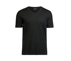 Tee Jays TJ5004 - Camiseta de decote em V masculina Black