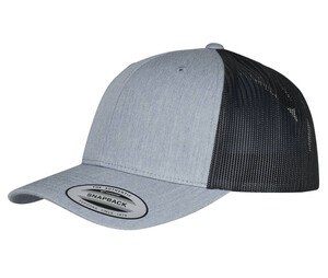 Flexfit F6606T - Boné estiloso snapback Heather/ Black