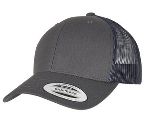 Flexfit F6606T - Boné estiloso snapback Charcoal/Navy