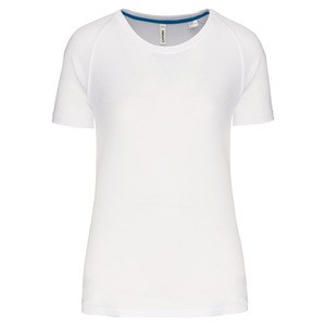 PROACT PA4013 - T-shirt de desporto de senhora de material reciclado com decote redondo